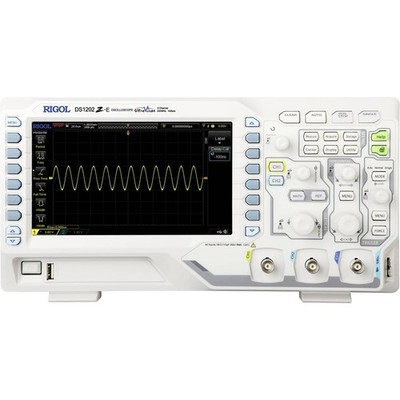 Rigol DS1202Z-E Digital-Oszilloskop 200 MHz 2-Kanal 1 GSa/s 24 Mpts 8 Bit 1 St.