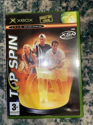 Top Spin (Microsoft Xbox Original, 2003) Videospiel komplett mit Handbuch PAL UK