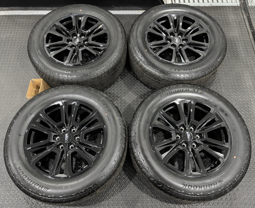 Ford 20" F-150 Platinum Black OEM Wheels Tires Rims Lariat Limited Tremor TPMS - Picture 18 of 18