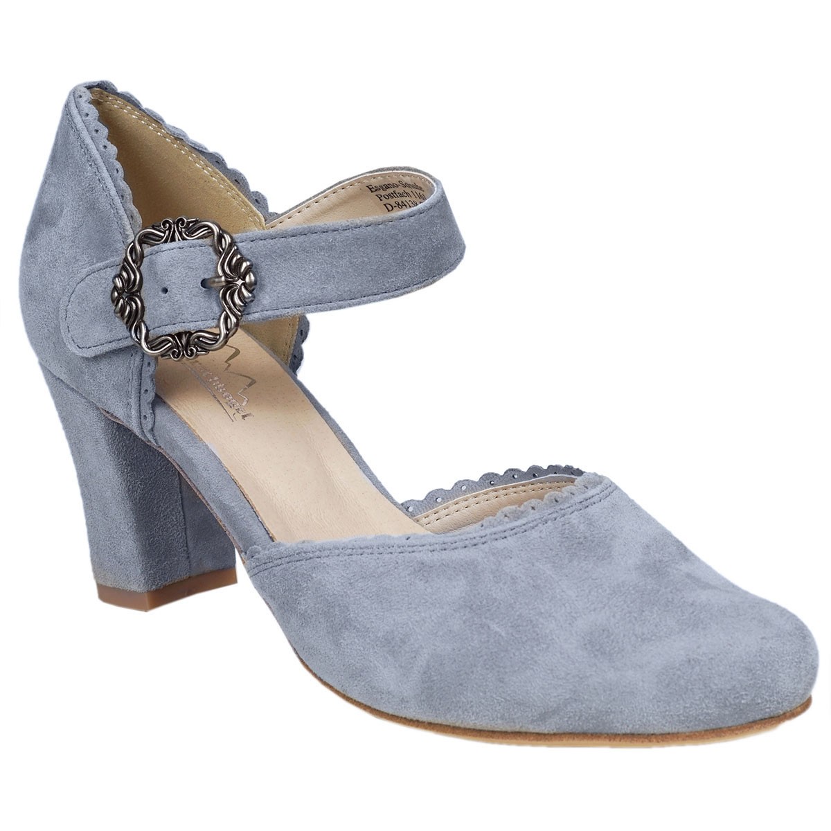 Hirschkogel Dames klederdracht pumps, groen (salie), 37 EU Hirschkogel Dames klederdracht pumps, groen (salie), 37 EU