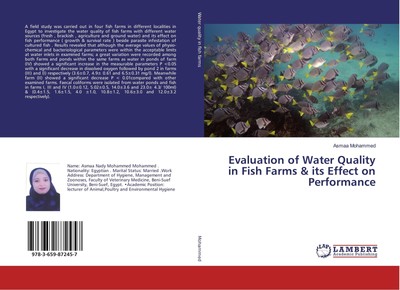 Evaluation of Water Quality in Fish Farms & its Effect on Performance Asmaa Moha