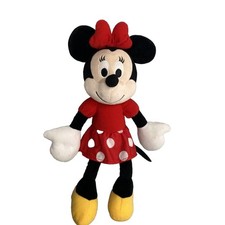 Disney Minnie Mouse Plush Stuffed Animal Toy 14" Red PolkaDot Dress Kohls Cares-