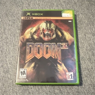 Doom 3 Microsoft Xbox Shooter M Manual Included Multiplayer Online Play