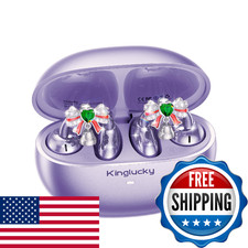 Kinglucky Open-Ear Clip-On Earbuds for Women with Detachable Holiday Bows, All-D