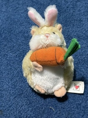 Ganz Webkinz Mazin Hamsters Carrots First Edition No Code Mini Plush 4 