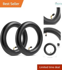 Heavy-Duty Rubber Inner Tubes 10x2.125 for Electric Scooters, Bicycles 2-Pack