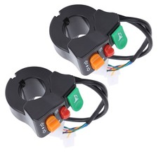 Practical 2pcs Electric Scooters Switch Lightweight Easy Operation For Motorcycl