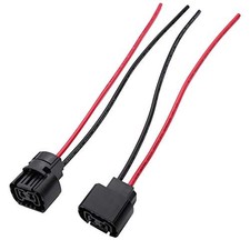 5202 2504 H16 PS24W Bulb Female Wire Socket Connector Plug Wiring 5202 socket