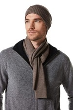 Mens 100 Merino Wool Winter Soft Cozy Scarf Neckwear Neck Warmer Gift