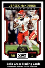 2023 Panini Score Jerick McKinnon #130 Kansas City Chiefs NFL Football
