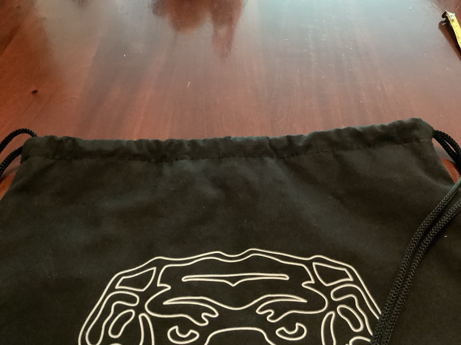 BMW Mini Cooper Black Drawstring Backpack~Bulldog… - image 3