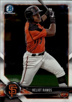 2018 Bowman Chrome Prospects #BCP143 Heliot Ramos San Francisco Giants