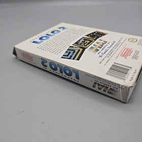 Adventures of Lolo 2 (Nintendo Entertainment System NES) Complete W/ Manual CIB 