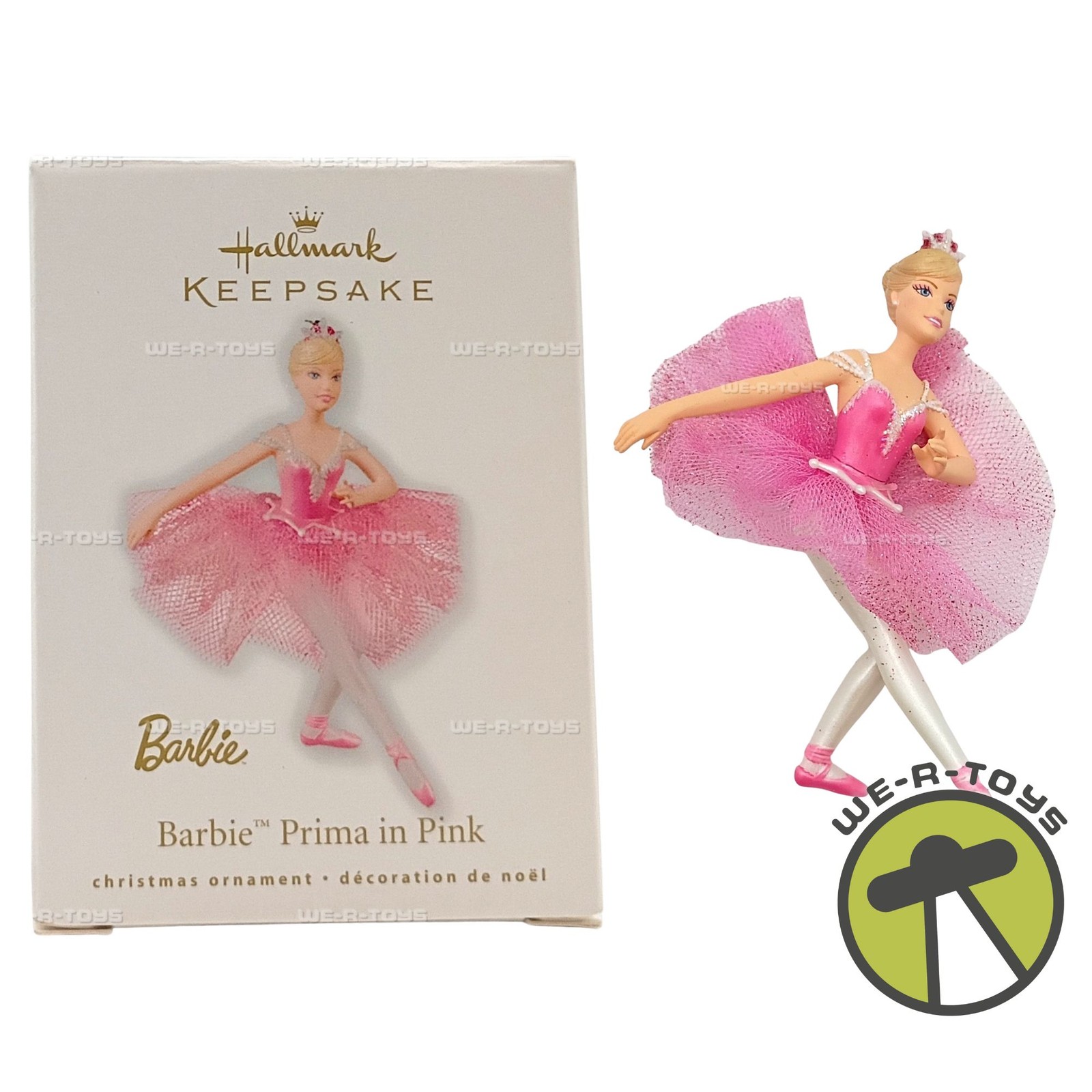 Barbie Prima in Pink Ballerina Hallmark Keepsake Ornament 2010 New QXI2206