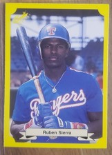 1987 Classic Update Yellow/Green Backs #149 Ruben Sierra Texas Rangers