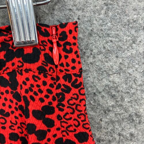 NEW Seed Heritage Womens Skirt Size 8 Red Animal Print A-Line Midi Flare 7110 - Picture 7 of 12