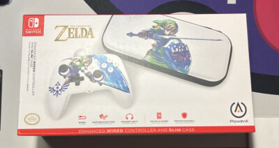 Nintendo Switch Zelda PowerA Enhanced Wired Controller And Slim Case | eBay