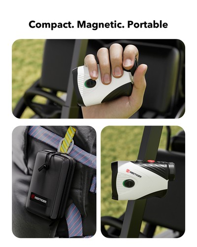 REDTIGER 1200 Yards Laser Range Finder, Golf Rangefinder Slope, 7X Magnification - Picture 7 of 7