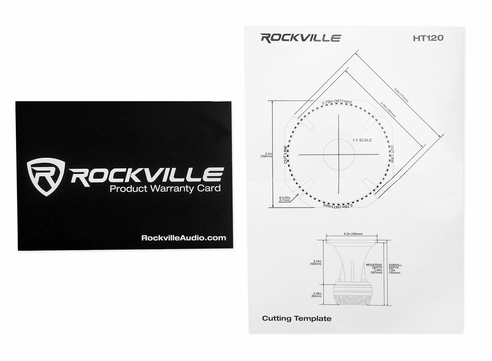 Rockville HT120 2 360w Car Audio Custom Install Титановый твитер с рупором Chucherro