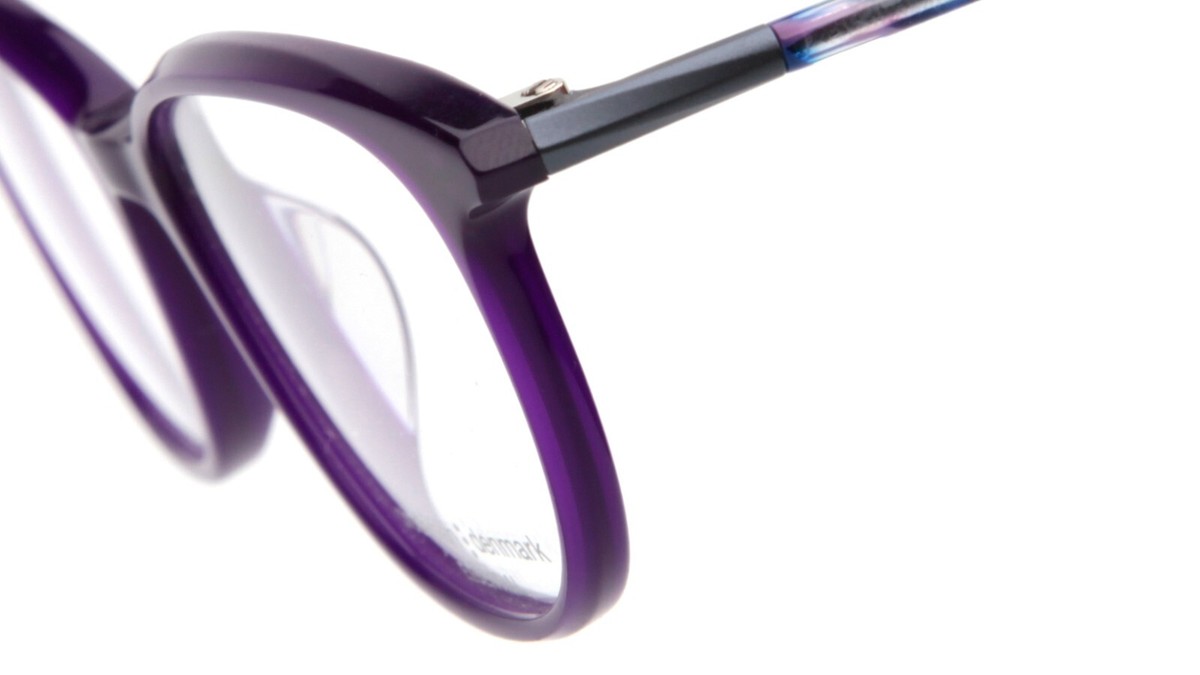 Prodesign Denmark 3644-1 C.3522 Purple Authentic Eyeglasses 53-16-140 ProDesign Denmark Model 3184 Eyeglasses | Select Eyewear main image 4