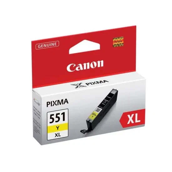 TONER & INKJET CARTRIDGES Canon CLI-551XL cartouche d'encre Jaune authentique (TVA incluse)