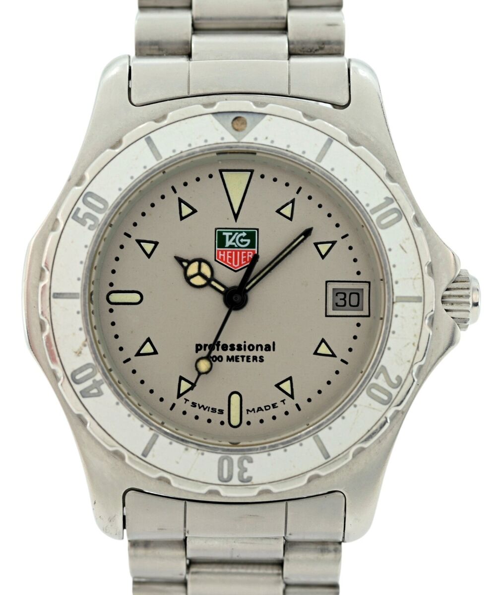 Tag Heuer 34mm Midsize Professional 2000 Series Silver Dial Tag Heuer 34mm Midsize Professional 2000 Series Silver Dial