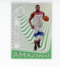 2020-21 Panini Illusions Zion Williamson Amazing Emerald #16  Pelicans