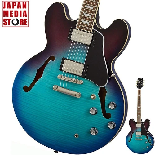 Epiphone Inspired by Gibson ES-335 Figured Blueberry Burst Electric Guitar NEW