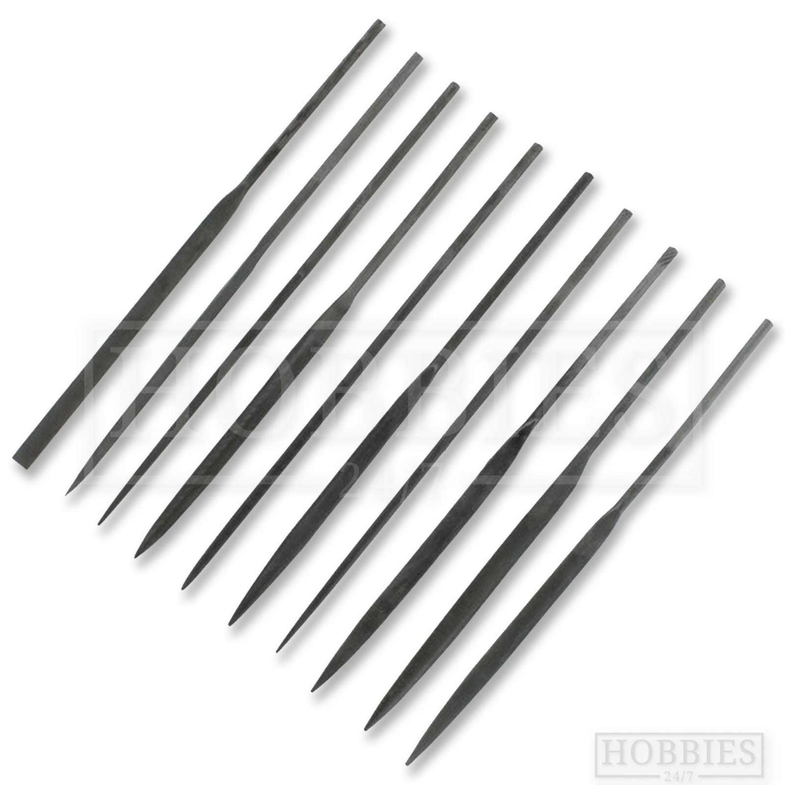 Modelcraft Budget Needle File (Set of 10) (Pfl6001) SHSPFL6001 - Image 5