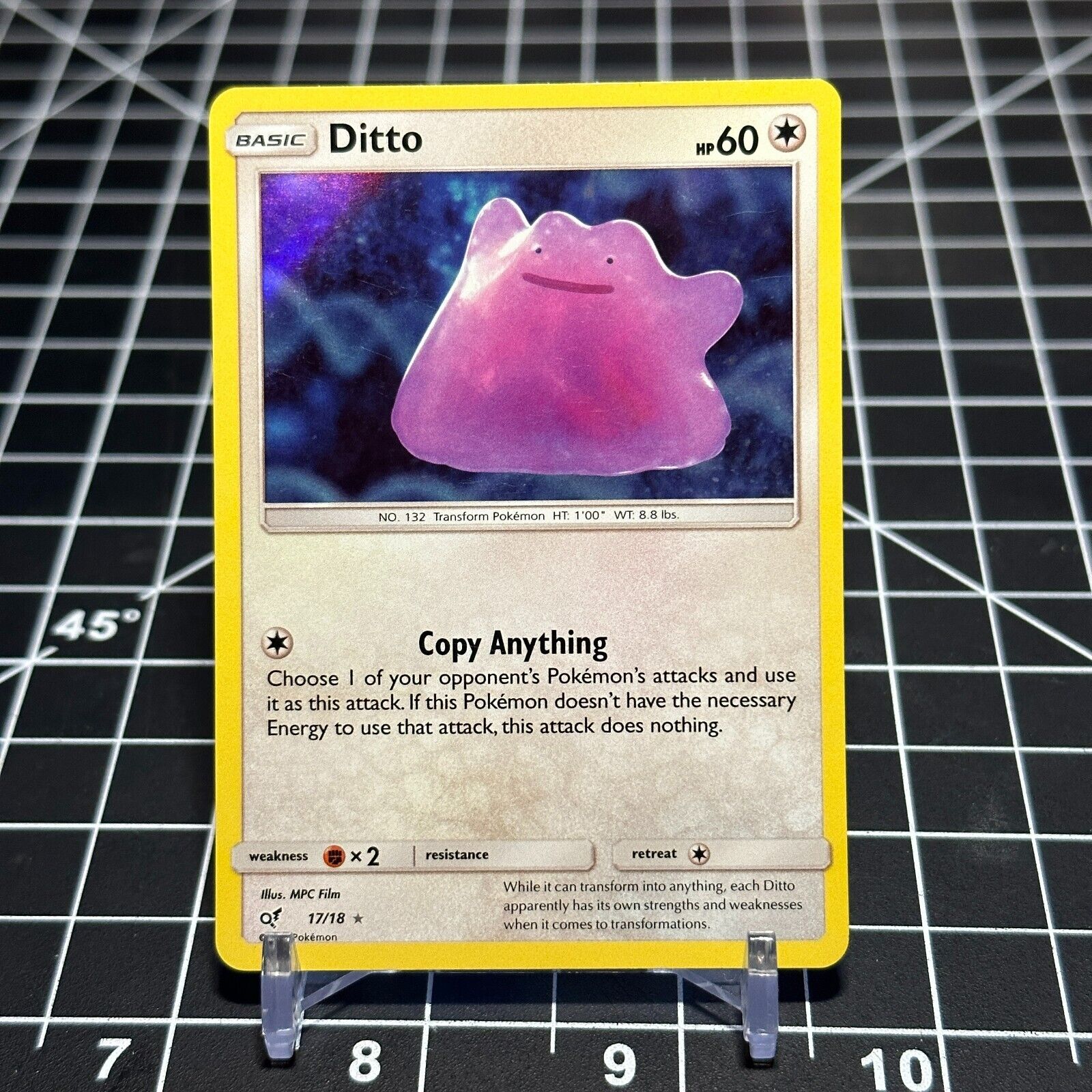 Detective Pikachu HOLO RARE 10/18 SM SHINY Pokemon Card TCG NM 2019