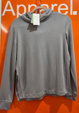 H&M MAMA Maternity/Nursing Hooded Top, Light Grey, Size XS, BNWT,RRP £25, sf,