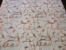 1 Yard New Cotton Fabric Dear Stella Forest Tiny Forest Animals Light Blue