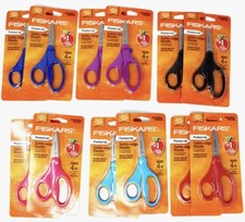 New Fiskars 5in. Kids Scissor Pointed Tip Safety Edge Blades Lot of 12