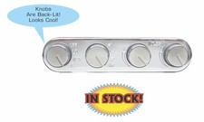 Vintage Air 491200-rua - 4 Knob Gen Ii Streamline Control Panel - Polished