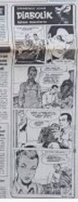 DIABOLIK fumetto turco anni 80 St dalla rivista mega raro