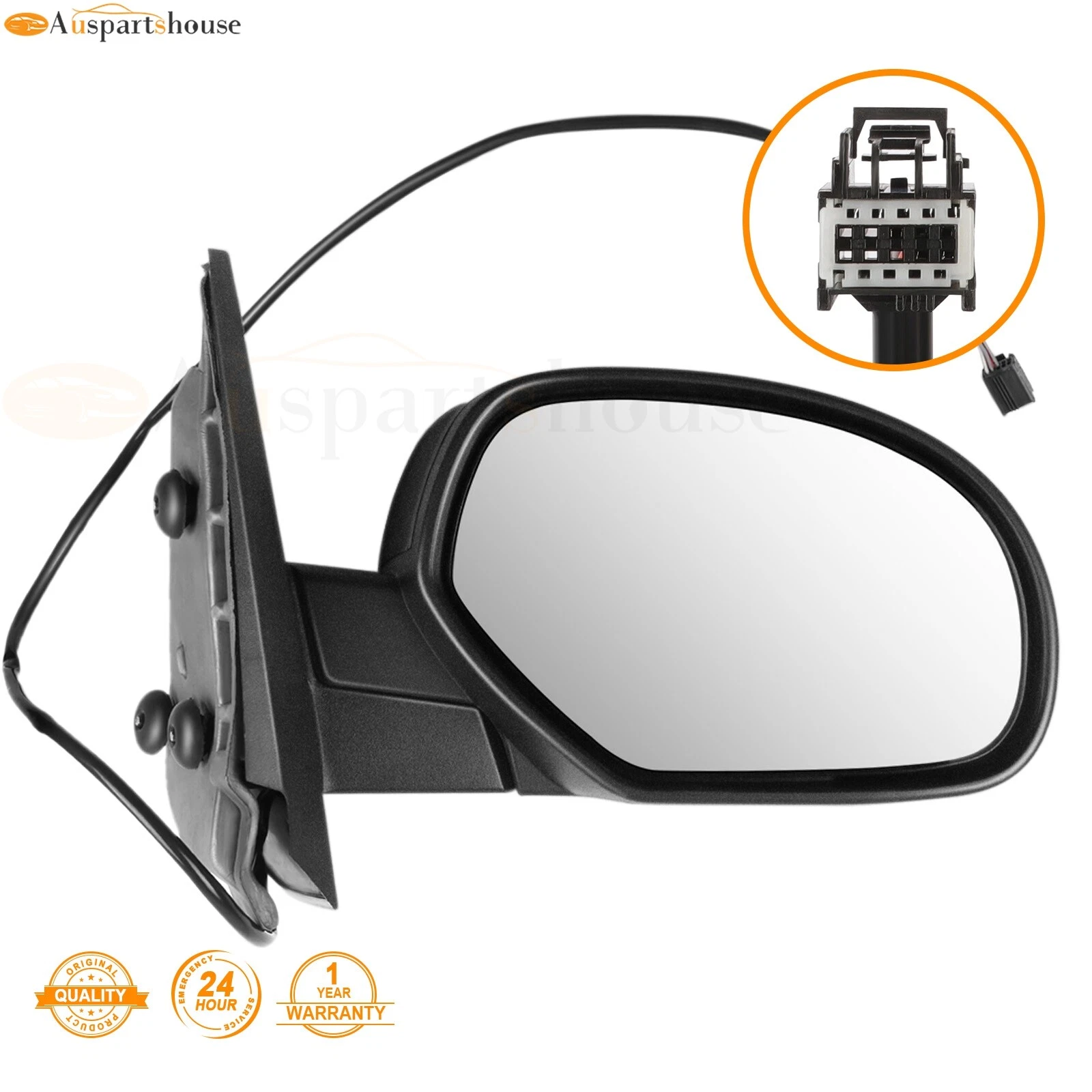 Passenger Power Door Side Mirror for 07-13 Chevrolet Silverado GMC Sierra Pickup
Opens in a new wind
