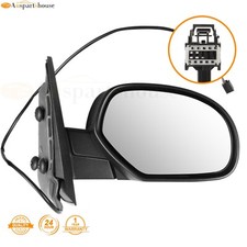 Espejo retrovisor lateral eléctrico para pasajero para camioneta Chevrolet Silverado GMC Sierra 07-13