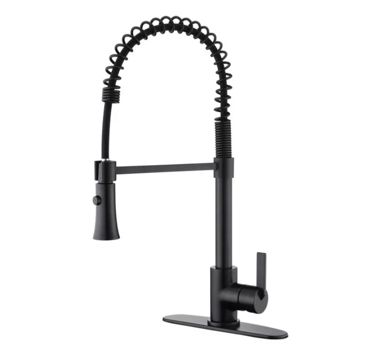 Oil Rubbed Bronze Finish Single-handle Kitchen Faucet