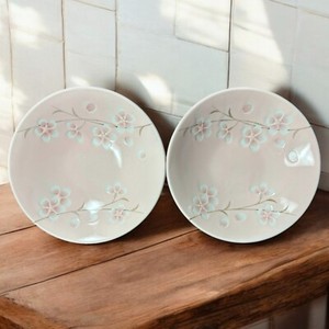 [2 Pieces Set] TACHIKICHI Cherry Blossoms Plate Sakura Flower From Japan