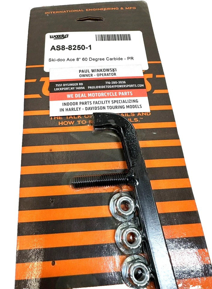 Woodys 8" Carbide Ace Runners Ski-Doo MXZ/Formula/Touring 1999-2002 - AS8-8250 - Image 3 of 4