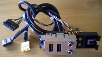 HP 410119 001 411258 USB2.0 Mic Audio Front Panel Power Schalter HDD LED* pz143