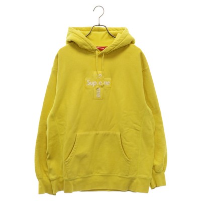 SUPREME 20AW Cross Box Logo Hooded Sweatshirt Pullover Hoodie 