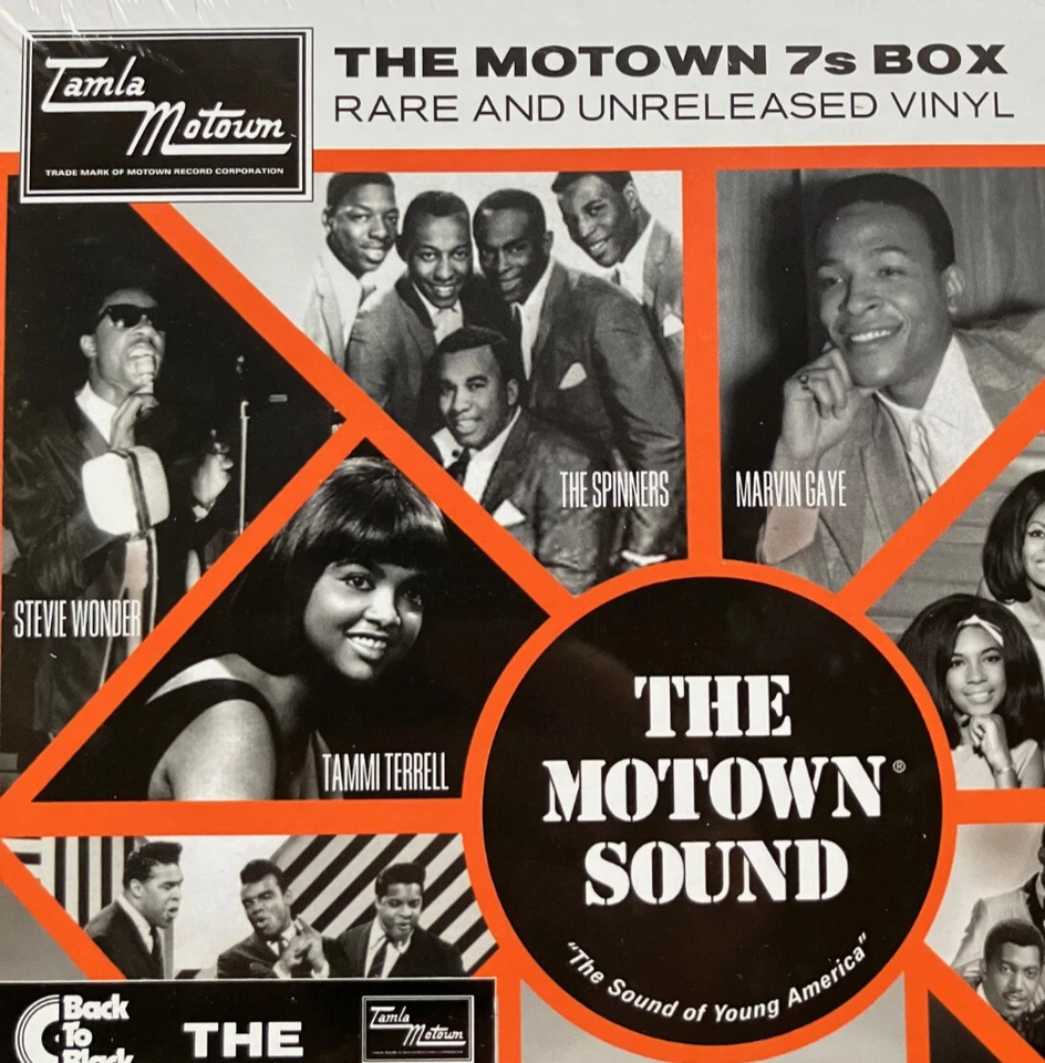 MOTOWN 7"s Box RARE & UNRELEASED VINYL BOX Marvin Gaye, Stevie Wonder SEALED NEW - Image 3 of 4