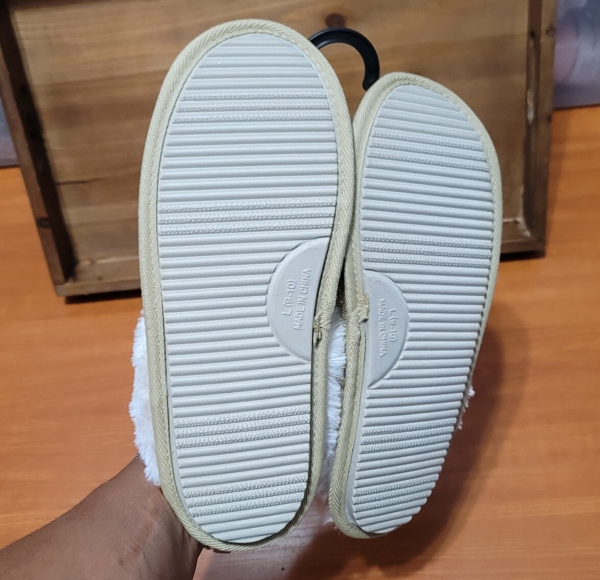 PANTOFOLA D’ORO Pantofole accoglienti donna glitter oro memory foam taglia 9 10