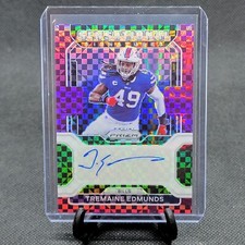 2021 Prizm TREMAINE EDMUNDS Sensational Signatures PURPLE POWER AUTO SSP #/25