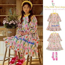 Girls Dress Spring New Pink Lace Dresses Version Of The Fashion Princess Skirt