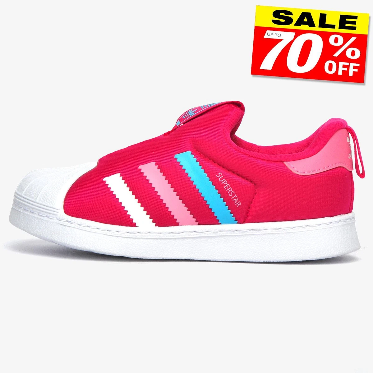 Adidas originals superstar slip 2025 on kids for sale