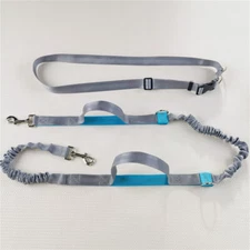 Hands Free Dog Walking Belt Jogging Waist Pet Dual-Handle Training Bungee Leash
