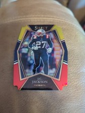 2021 Select Football Yellow Red Die Cut Premier Level JC Jackson No. 124