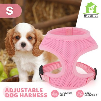 Adjustable Dog Pet Puppy Harness [BREATHABLE MESH]  Escape Proof Reflective Vest